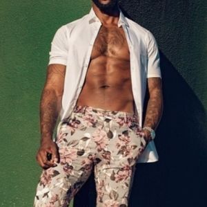 Dolce & Gabbana Mens Floral Print Pants